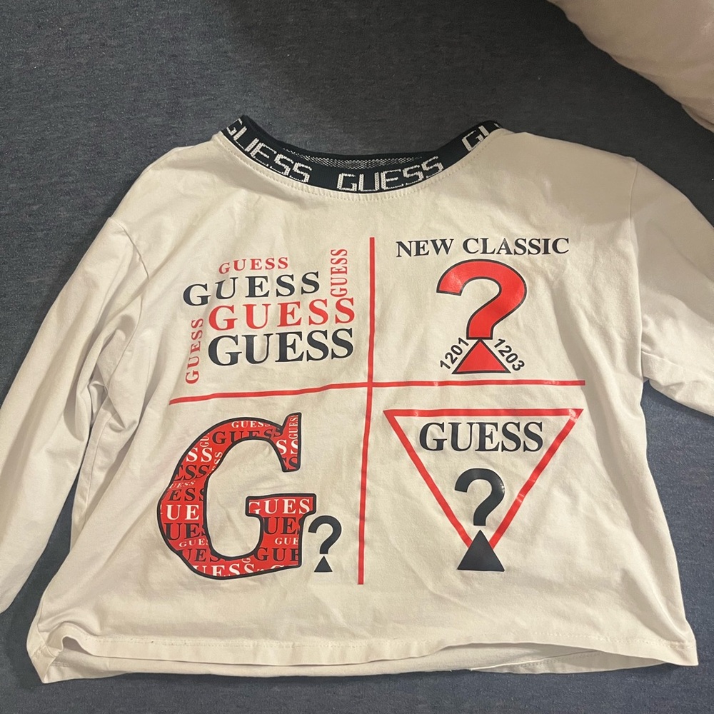 guess brand long sleeve shirt